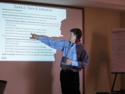 Tim Magee facilitating a non profit training workshop.