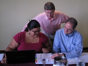 How we train non profit staff: Tim Magee consulting with staff from a US non profit